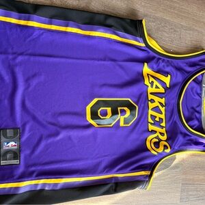 Fanatics Purple and Gold Lakers Jersey